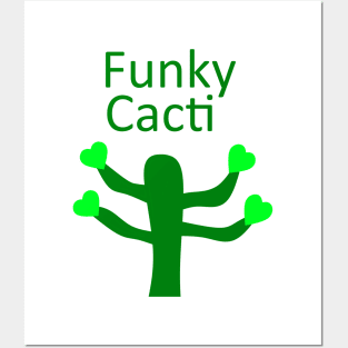 Funky Cacti Posters and Art